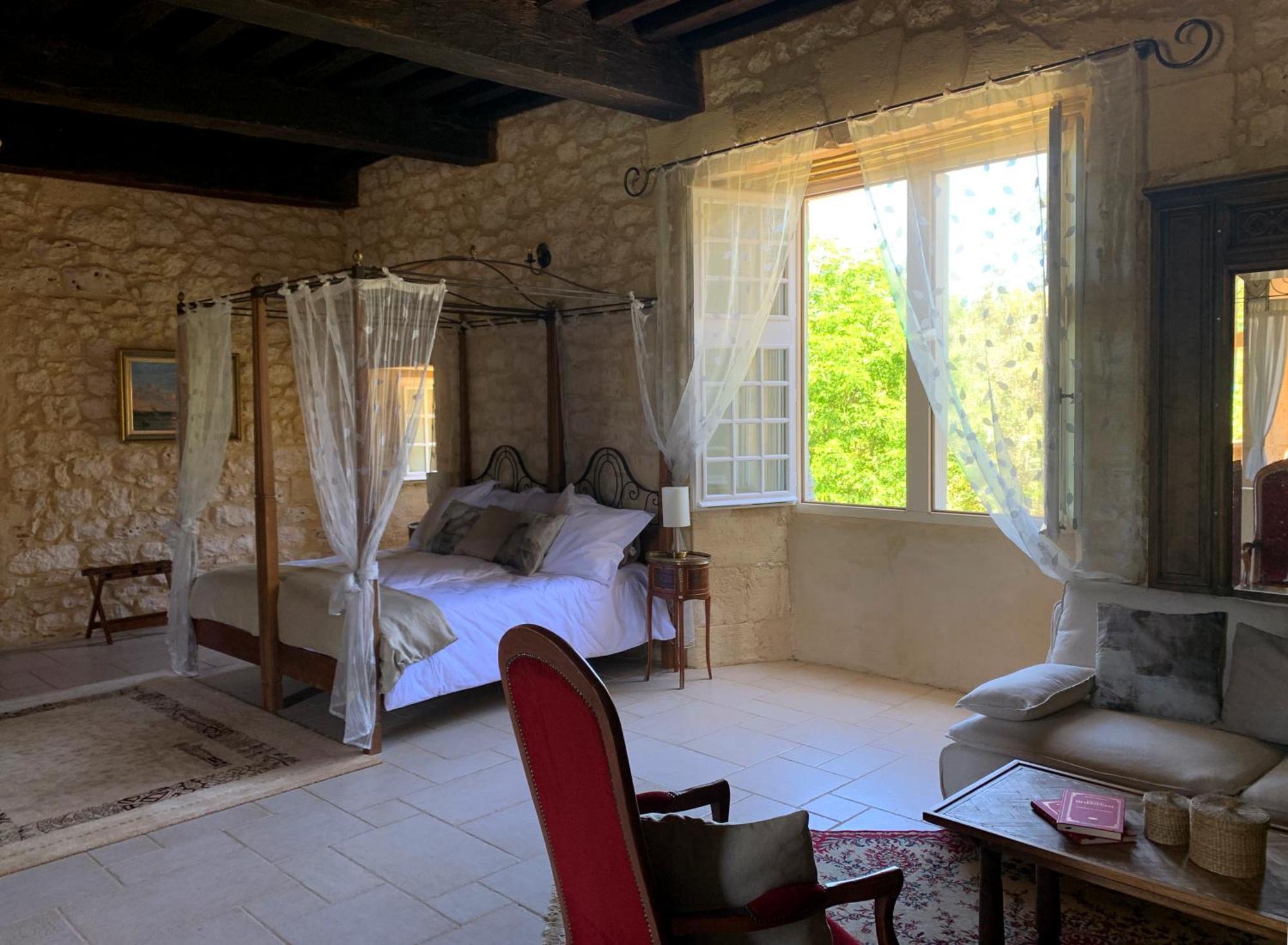 Chateau De Monsac Bagian luar foto